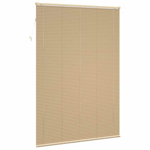 vidaXL Venetian Blind Light Brown with Pattern 213 x 140 cm PVC