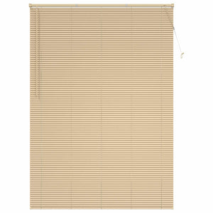 vidaXL Venetian Blind Light Brown with Pattern 213 x 140 cm PVC