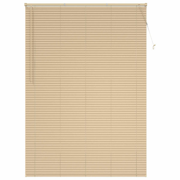 vidaXL Venetian Blind Light Brown with Pattern 213 x 140 cm PVC
