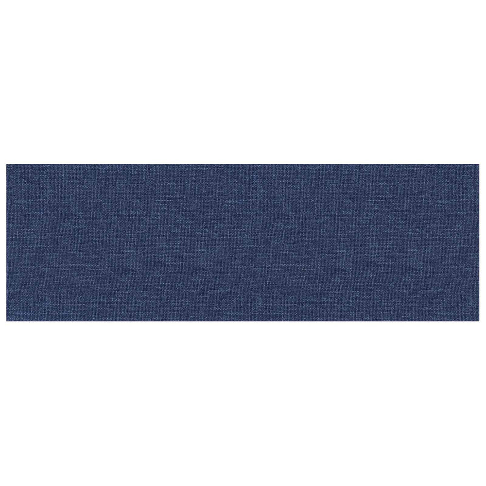 vidaXL Headboards 12 pcs Blue 90 x 30 cm Fabric
