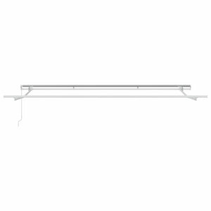 vidaXL Retractable Awning Orange and Brown 450 x 300 cm