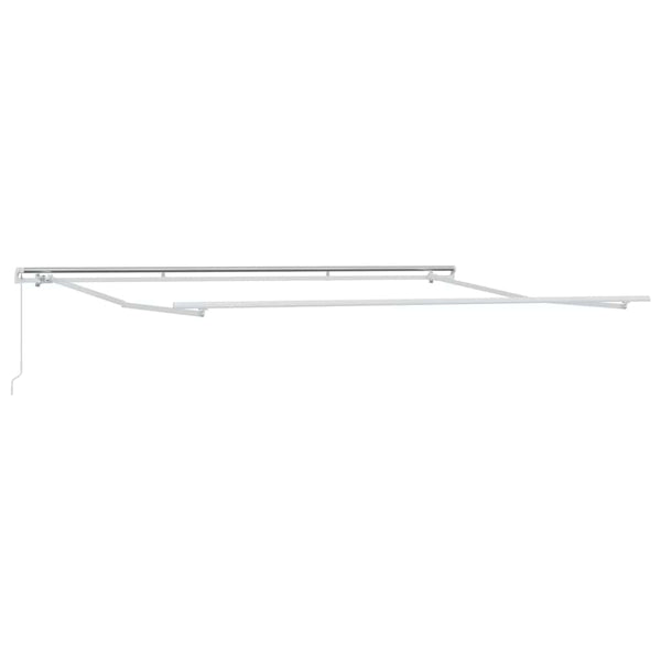 vidaXL Retractable Awning Orange and Brown 400 x 300 cm