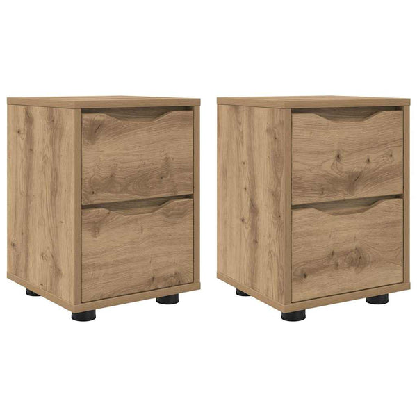Nachttische 2er Set Artisan Eiche