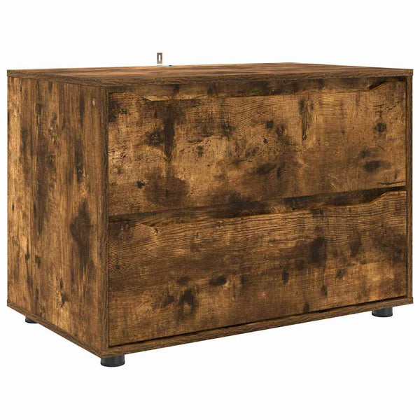 Aufbewahrungsschrank Geräucherte Eiche 80x48x57 cm