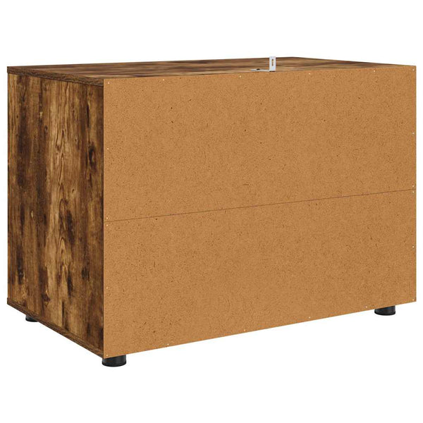 Aufbewahrungsschrank Geräucherte Eiche 80x48x57 cm
