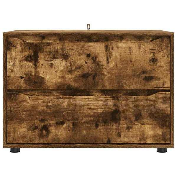 Aufbewahrungsschrank Geräucherte Eiche 80x48x57 cm