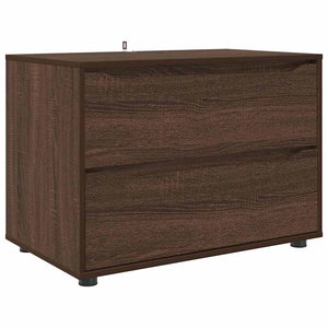 Aufbewahrungsschrank Braun Eichen-Optik 80x48x57 cm