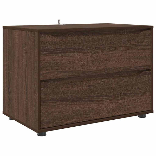 Aufbewahrungsschrank Braun Eichen-Optik 80x48x57 cm