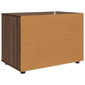 Aufbewahrungsschrank Braun Eichen-Optik 80x48x57 cm