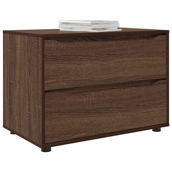 Aufbewahrungsschrank Braun Eichen-Optik 80x48x57 cm
