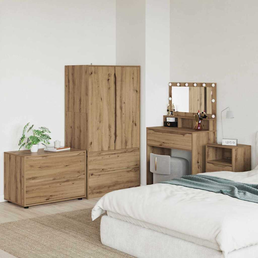 Aufbewahrungsschrank Artisan Eiche 80x48x57 cm