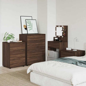 vidaXL Storage Cabinet Brown Oak Look 60 x 48 x 81 cm