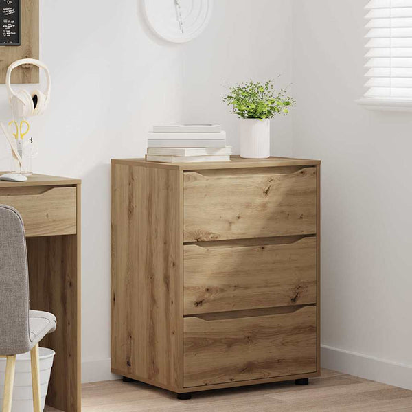 vidaXL Storage Cabinet Artisan Oak 60 x 48 x 81 cm