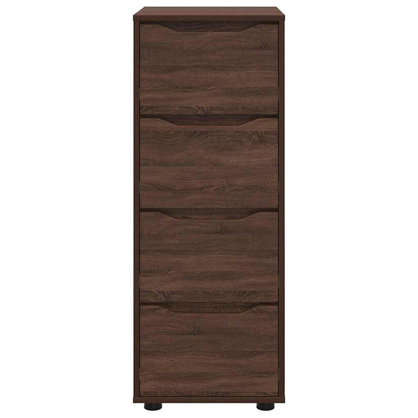 Aufbewahrungsschrank Braun Eichen-Optik 40x48x105 cm