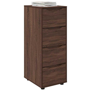 Aufbewahrungsschrank Braun Eichen-Optik 40x48x105 cm