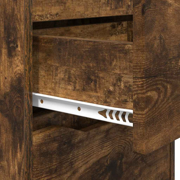 Nachttisch Geräucherte Eiche 40cm