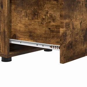 vidaXL Bathroom Cabinet Smoked Oak 40.5 x 40 x 44 cm