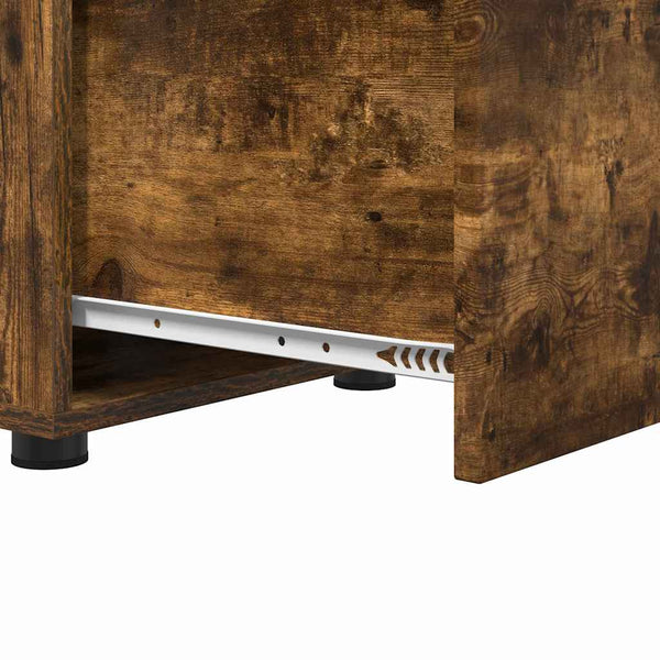 vidaXL Bathroom Cabinet Smoked Oak 40.5 x 40 x 44 cm