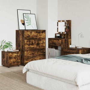vidaXL Bathroom Cabinet Smoked Oak 40.5 x 40 x 44 cm