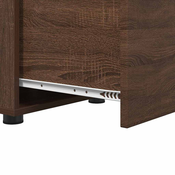 vidaXL Bathroom Cabinet Brown Oak Effect 40.5 x 40 x 44 cm
