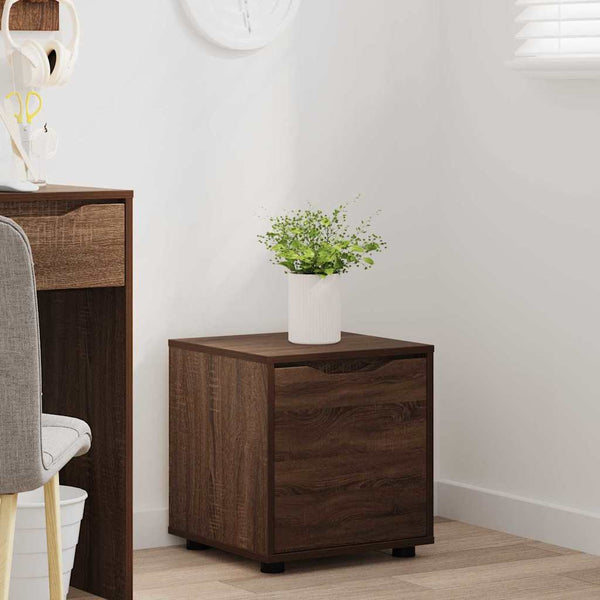 vidaXL Bathroom Cabinet Brown Oak Effect 40.5 x 40 x 44 cm