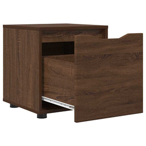 vidaXL Bathroom Cabinet Brown Oak Effect 40.5 x 40 x 44 cm