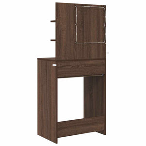 vidaXL Bedroom Dressing Tables with Drawers Brown Oak Look