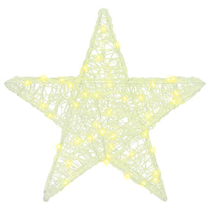 vidaXL 3D Star with 50 Warm White LEDs 55 x 53.5 x 10 cm Acrylic