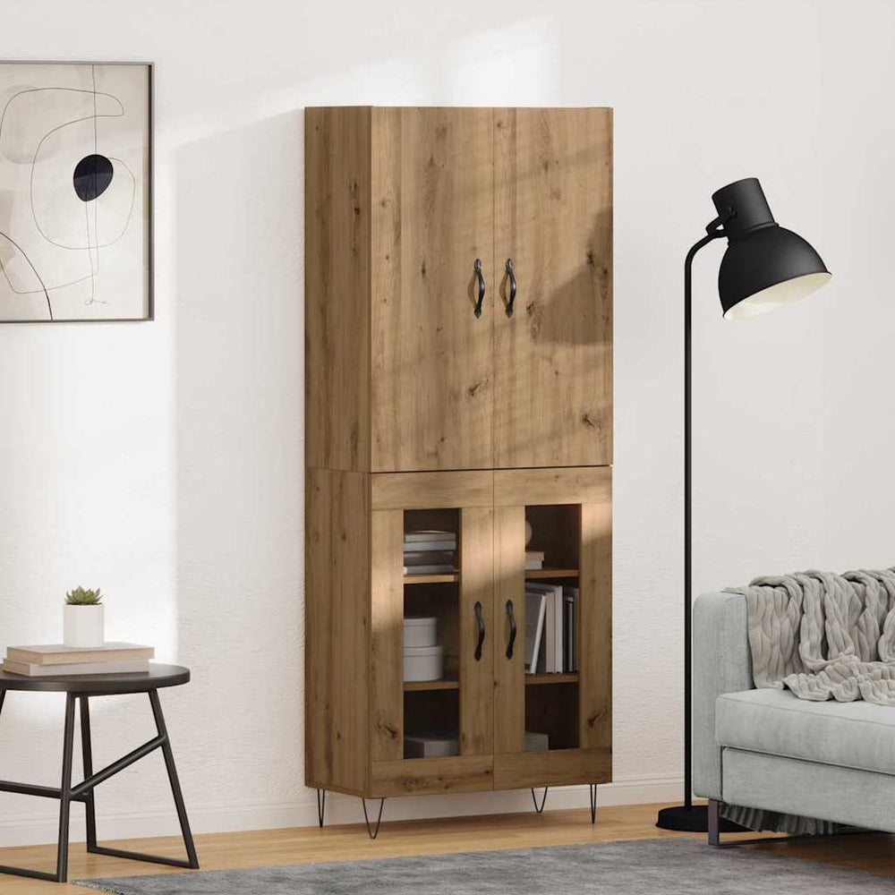 Highboard 2er Set Artisan Eiche