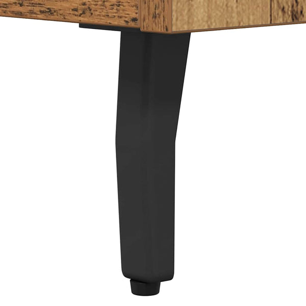 Highboard 2er-Set Altholz-Optik
