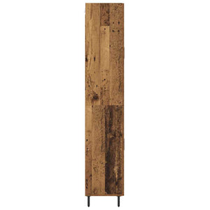 Highboard 2er-Set Altholz-Optik