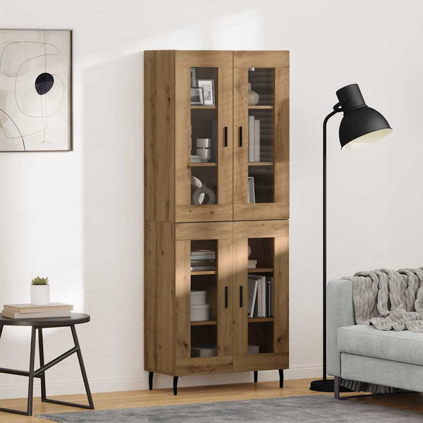 Highboard 2er-Set Artisan Eiche