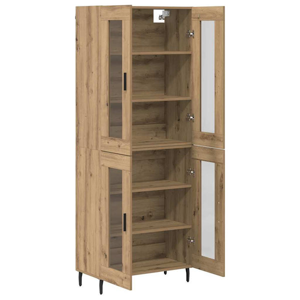 Highboard 2er-Set Artisan Eiche