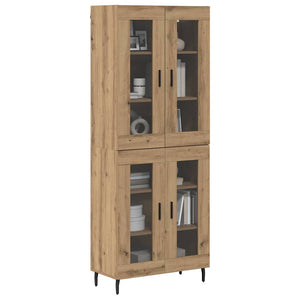 Highboard 2er-Set Artisan Eiche