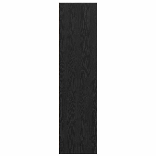 Kleiderschrank Schwarz Eichenoptik 80x50x200 cm