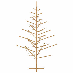 vidaXL Wooden Christmas Tree Brown 180 cm Solid Pine Wood