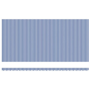 vidaXL Retractable Awning Blue and White 600 x 300 cm