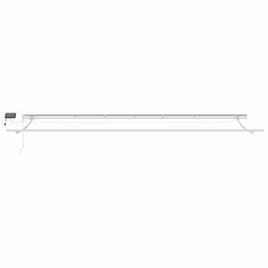 vidaXL Retractable Awning Blue and White 600 x 300 cm