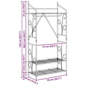 Offener Kleiderschrank 2er Set