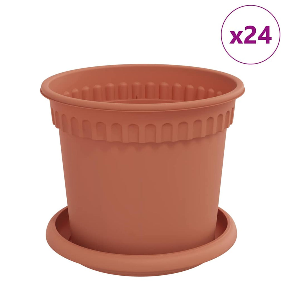 Blumentöpfe Ziegelrot 15 cm, 24 Stk.