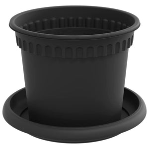 Blumentöpfe Schwarz 24er Set Ø12,5cm