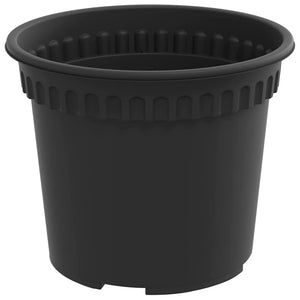 Blumentöpfe Schwarz 24er Set Ø12,5cm