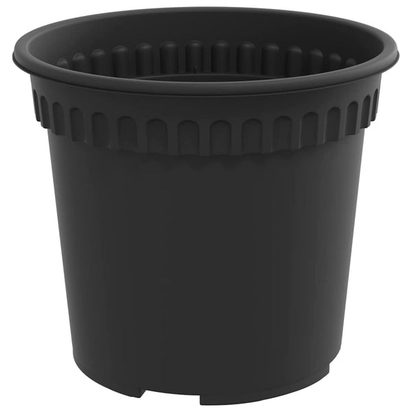 Blumentöpfe Schwarz Ø 15cm, 24er Set