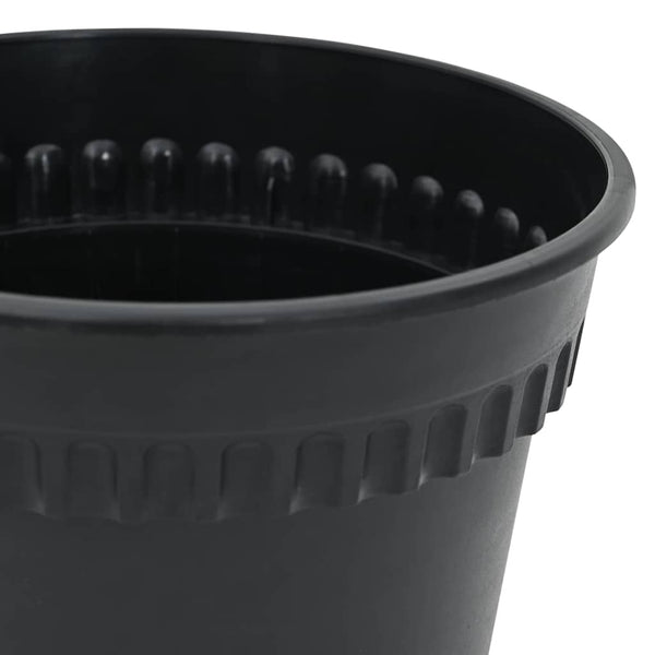 Blumentöpfe Schwarz 19x16cm, 24er Set