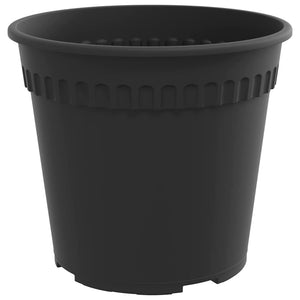 Blumentöpfe Schwarz 19x16cm, 24er Set