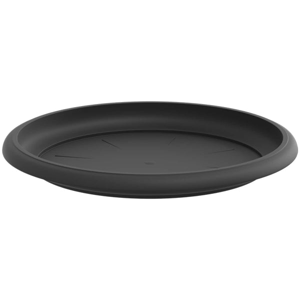 Schwarze Blumentöpfe 6er-Set, Ø 26cm