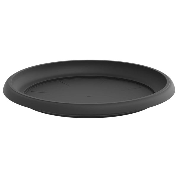 Schwarze Blumentöpfe, 6er Set, Ø 34cm