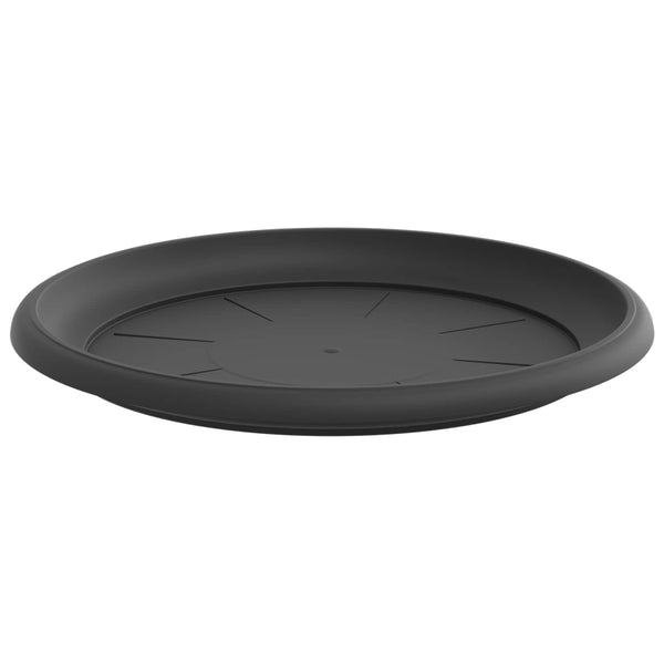 Schwarze Blumentöpfe, 6er-Set, Ø 39cm