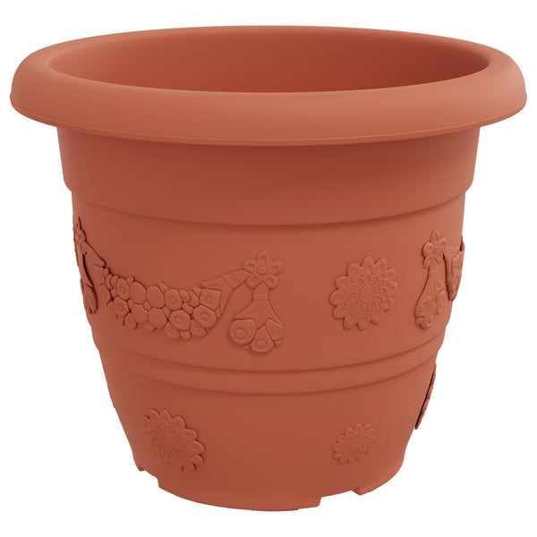 Blumentöpfe Ziegelrot 34x28cm, 24er Set