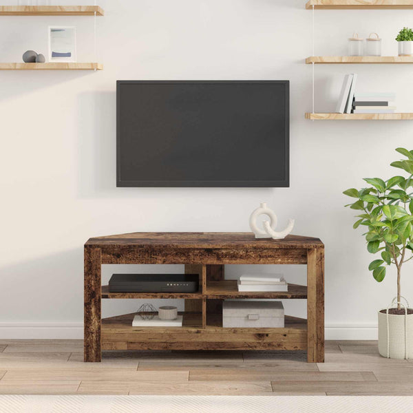 vidaXL Corner TV Cabinet Reclaimed Wood 102 x 40.5 x 45 cm Engineered Wood